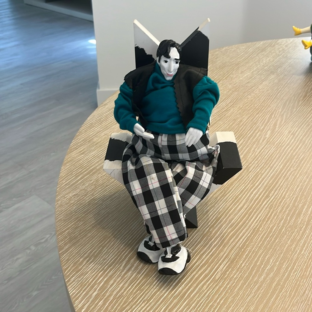 Poupies by Isabelle  man doll conversation piece 🕵️‍♀️